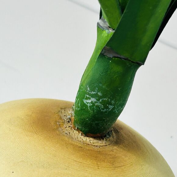 Vintage Daffodil Metal Candle Holder Flower Silvestri Metal Candlestick 12" - Picture 6 of 10